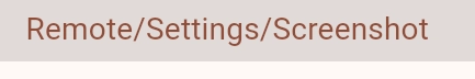 The Remote/Settings/Screenshot button beside Device Status
